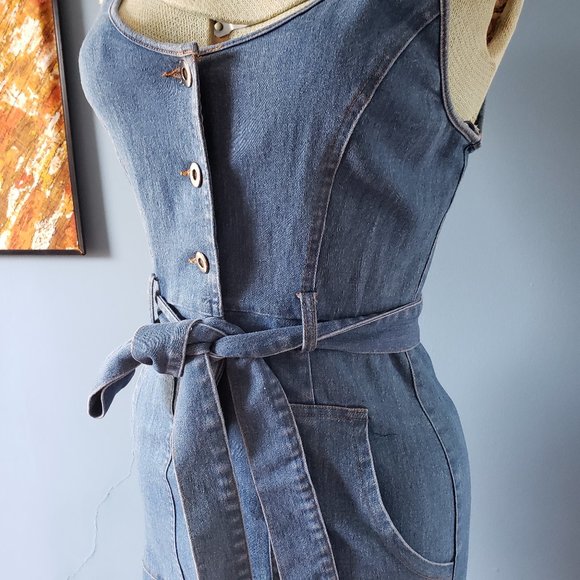 Jealous Tomato Denim Dress/Size Small - Picture 3 of 10